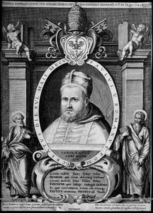 Portrait of the 231st Pope Paul V in 1605
