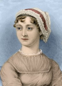 Portrait of the English Writer Jane Austen by Artist Unknown
