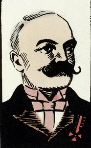Portrait of the Italian writer Emilio Salgari (1863-1911)