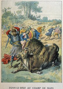 Pepin the Short at Champ de Mars around 750 by Artist Unknown