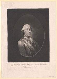Prince Frederick Josias of Saxe-Coburg-Saalfeld by Artist Unknown