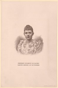 Princess Elisabeth of Bavaria (print) by Artist Unknown
