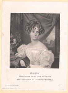 Princess of Saxe-Weimar Eisenach Maria by Artist Unknown
