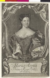 Princess Maria Anne of Saxony by Artist Unknown