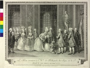 Queen Marie Antoinette Announces Madame de Bellegarde the Release of Her Spouse
