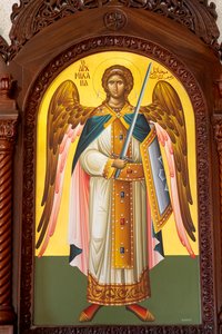 Saint Michael icon. Cathedral, Harissa, 2022