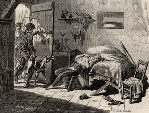The Death of Condorcet in prison on 28th March by Artist Unknown