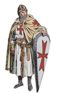 The Knights of the Templar in the 13th Century by Artist Unknown