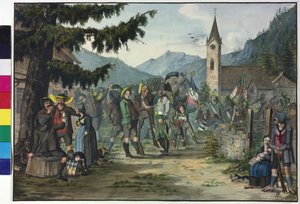 The Conquering Return of the Peasants After Fighting the French