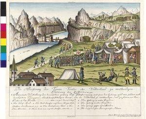 The Enthusiasm of the Faithful Tyrolese to Defend Their Fatherland - Pass Finstermuenz
