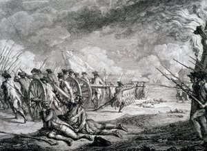 Battle of Lexington, Massachusetts - French Depiction