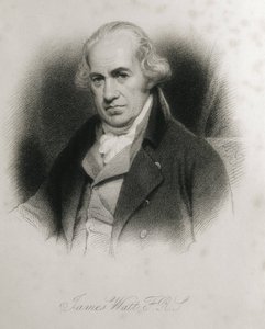 WATT, James (1736-1819). Portrait of James Watt. Engraving
