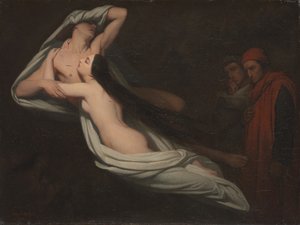 Dante and Virgil Meeting the Shades of Francesca da Rimini and Paolo by Ary Scheffer