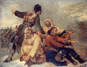 Four Soldiers of the Army in Disarray by Ary Scheffer
