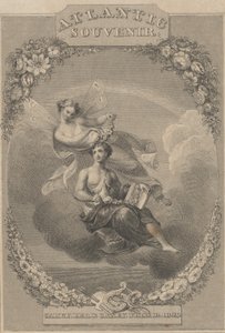 Atlantic Souvenir title page by Asher Brown Durand