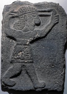 Figure Shooting a Sling, Tel Halaf