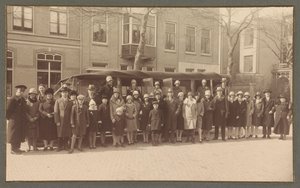 Group Portrait of Staff of Umbrella Factory 