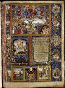 Missal of Thomas James: The Last Judgment, with Scenes of the Passion and Life of the Virgin
