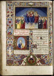 Missal of Thomas James: The Celestial Paradise, with an Initial Representing Saint Peter