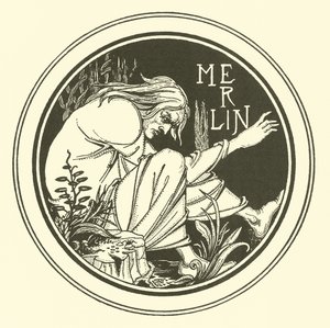 Merlin by Aubrey (after) Beardsley