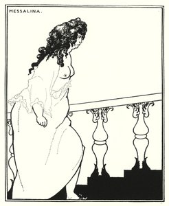 Messalina Returning from the Bath by Aubrey (after) Beardsley