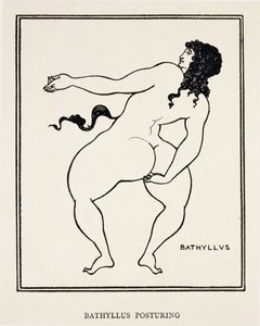 Bathyllus, Roman Dancer and Performer of Pantomimus by Aubrey Beardsley