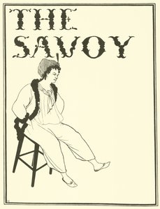 Cover Design, The Savoy by Aubrey Beardsley