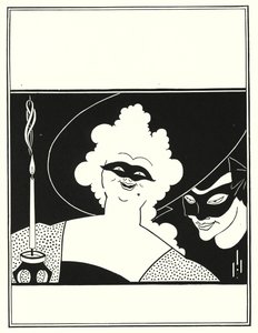 Cover design for The Yellow Book, Volume I by Aubrey Beardsley