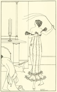 Frontispiece, The Full and True Account of the Wonderful Mission of Earl Lavender by Aubrey Beardsley