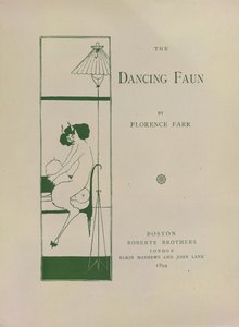 The Dancing Faun, Decorated Book Paper for 