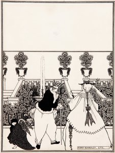 The Driving of Cupid from the Garden (preparatory drawing for the cover design of 
