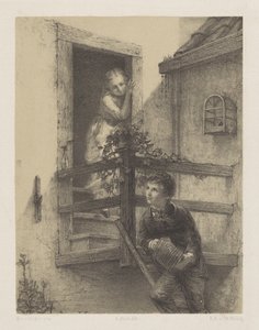 Boy Playing Harmonica