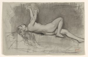 Nude Study of a Reclining Woman