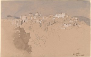 Ariccia Seen from across a Valley