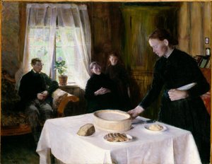 Laying the Table by August Eiebakke