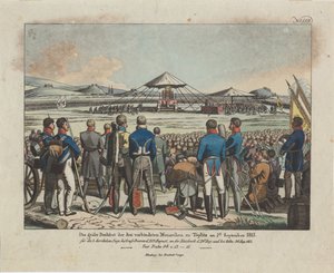 The Great Feast of the Three Allied Monarchs at Teplitz Teplice