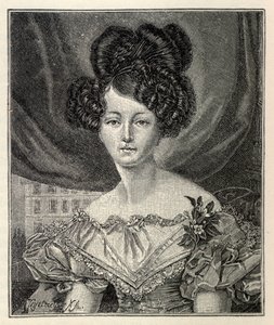 Augusta of Saxe-Weimar-Eisenach as Princess of Prussia by August Heinrich Ferdinand Tegetmeyer
