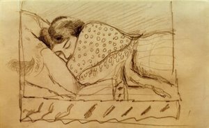 Elisabeth, Sleeping by August Macke