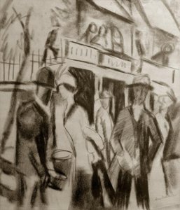 Walkers on the Street