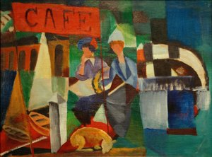 Two Ladies in a Café