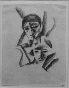 Two Heads by August Macke