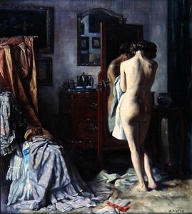 The Boudoir, c.1910 by August Rieper