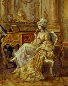 At piano (detail)