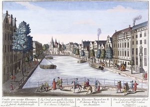 Vue of Kleveniers Canal, Amsterdam