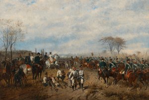 Archduke Charles in the Battle of Aldenhoven