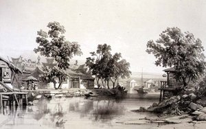 The Temple and Canal of Honan, plate 29 from 