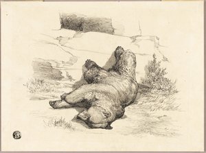 Russian Bear by Auguste Andre Lancon
