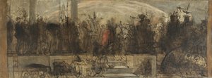 The Universal Judgement, Sketch by Auguste Barthelemy Glaize