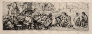 Traveling Circus by Auguste Brouet
