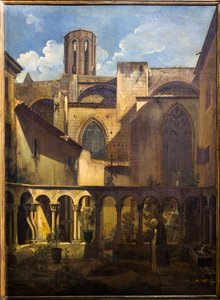 Interior View of the Cloister of Saint-Sauveur in Aix-en-Provence